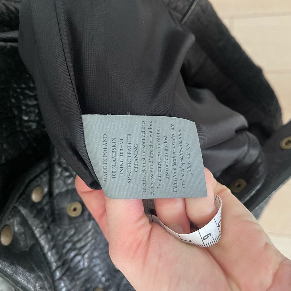Statement leather jacket - Picture 4 of 5
